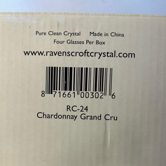 NWT Ravenscroft 4 wine glasses - Picture 4 of 5